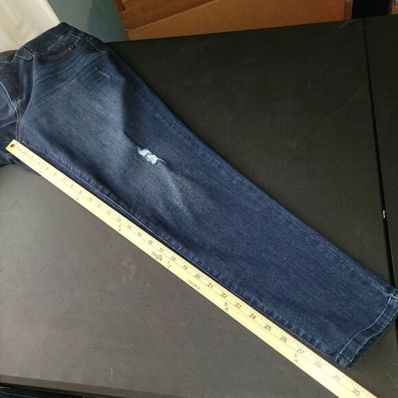 Democracy Ab Technology Skinny Distressed Jeans 18W - Picture 8 of 9